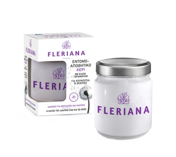 POWER HEALTH - FLERIANA Εντομοαπωθητικό Κερί - 130gr